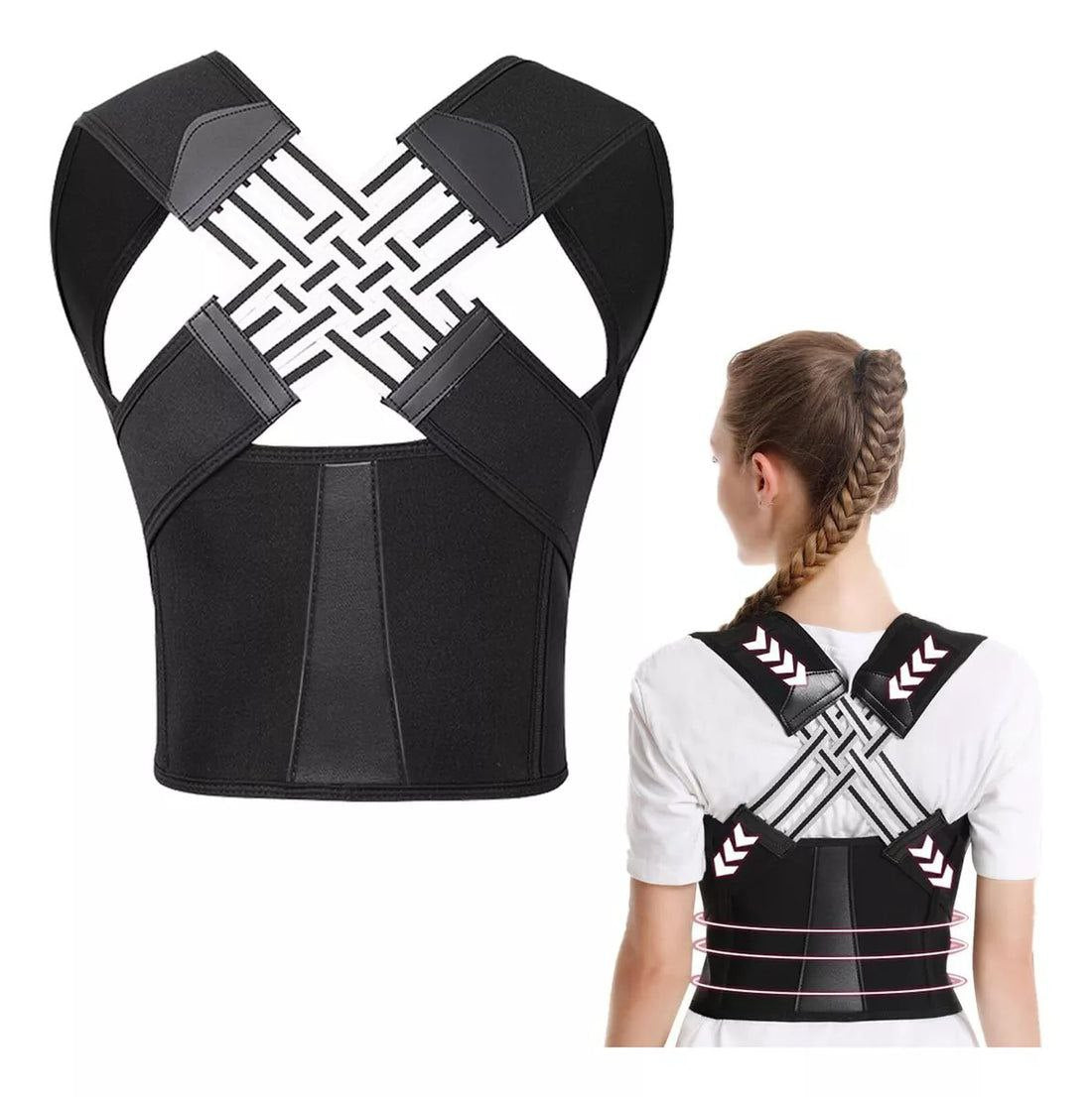 Corrector De Postura Ajustable Unisex